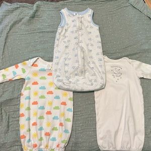 3 0-3 month sleep sacks